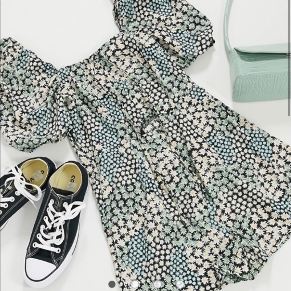 QED London (asos) floral romper with cut out NWT